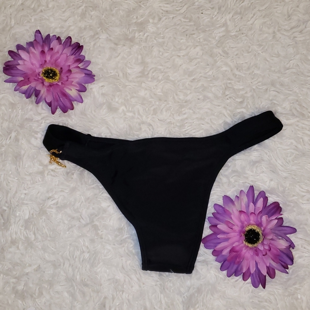 Agua Doce Black 2 Piece Bikini Nwt - Picture 7 of 7